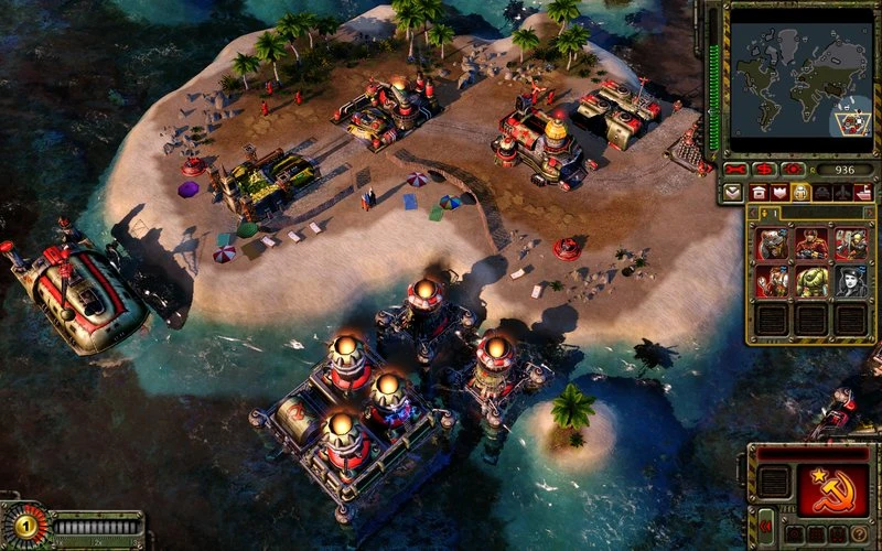Command & Conquer: Red Alert 3 "Карта - World Map"