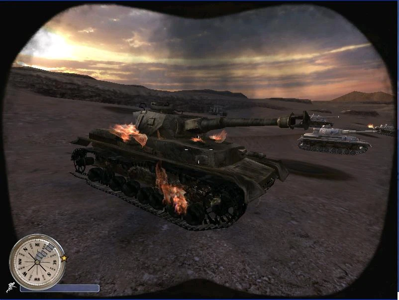 Call of Duty 2 "Подбитые танки"