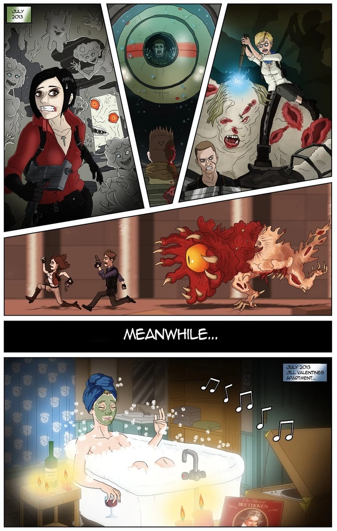 Чем занималась Джилл во время событий Resident Evil 6