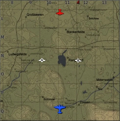 War Thunder - Информация - Миссии и карты - Авиационные операции - Авиационные карты аркадный режим - Превосходство