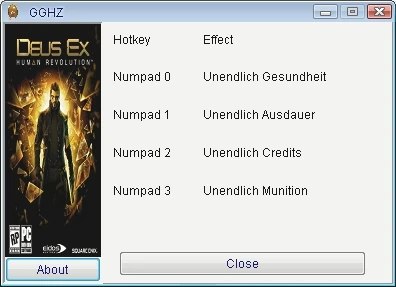 Deus Ex - Human Revolution: Трейнер (+4) [1.0] {GGHZ}
