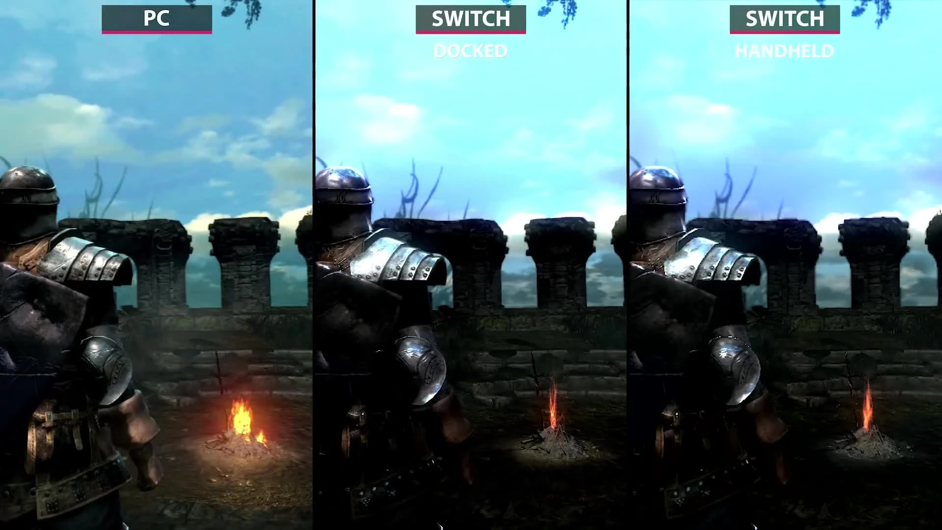 Dark Souls - Cравнение PC и Nintendo Switch версий игры