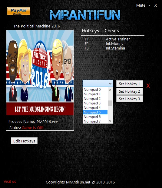 The Political Machine 2016: Трейнер/Trainer (+2) [1.3] {MrAntiFun}