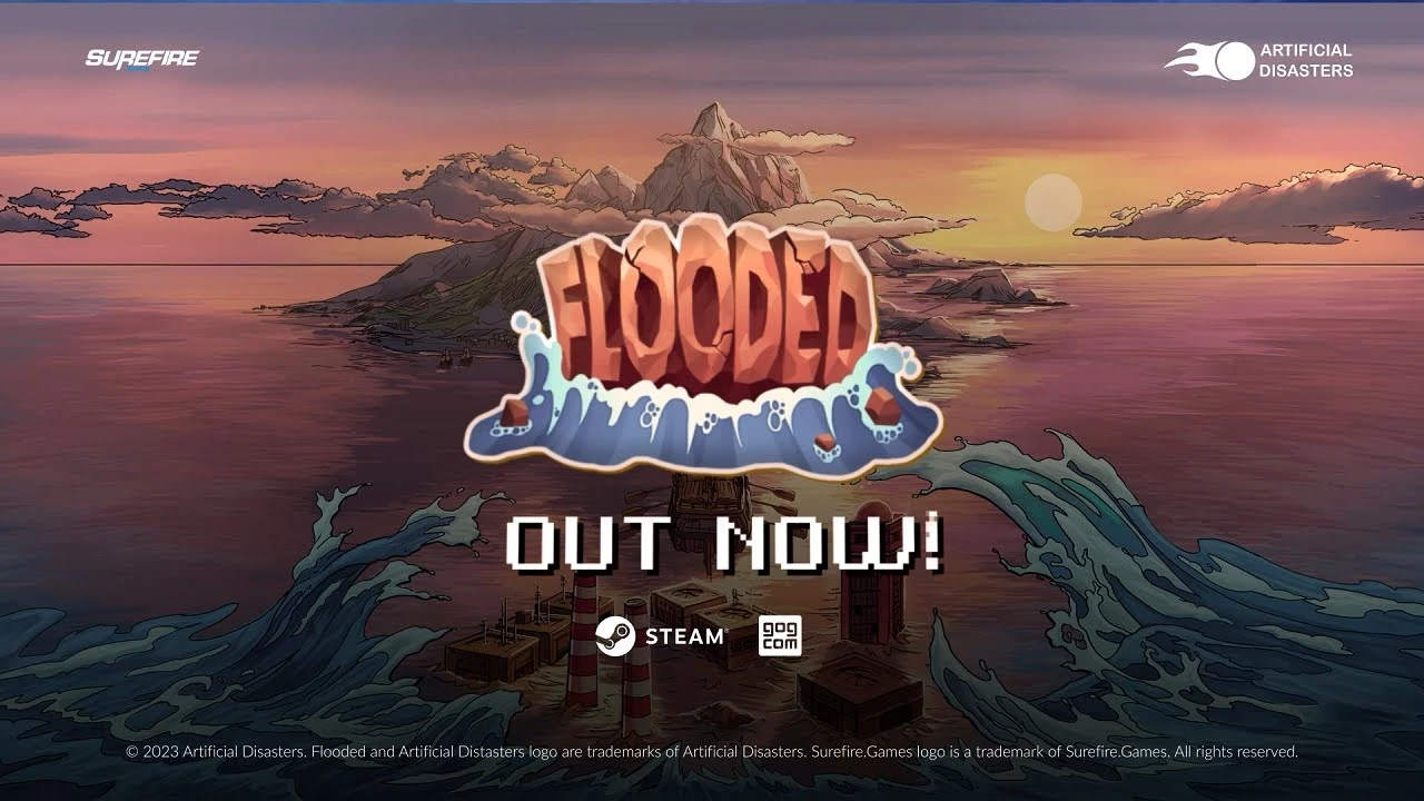 Реверсивный градостроительный симулятор Flooded вышел для ПК в Steam и GOG