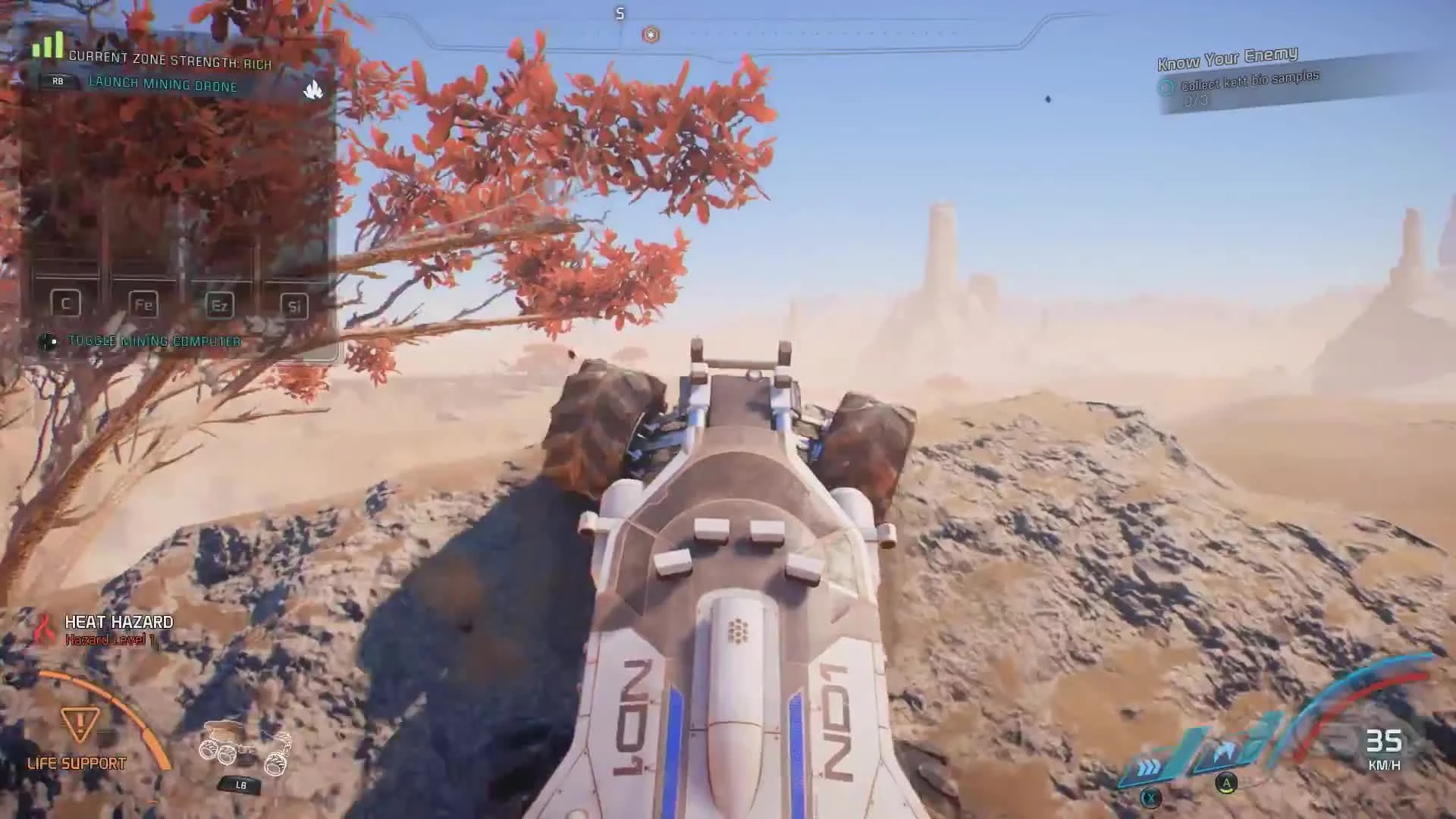 Геймплейный ролик вездехода "Кочевник" из Mass Effect: Andromeda