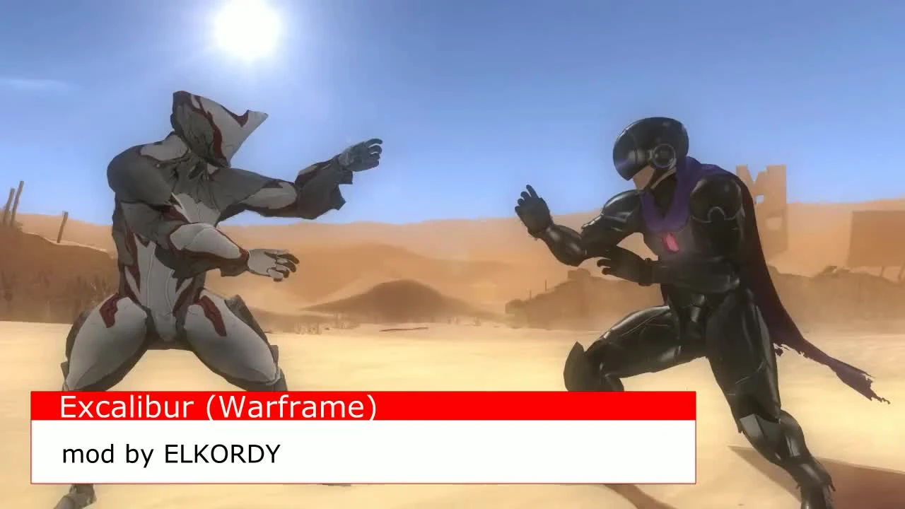 Dead or Alive 5: Last Round - Мод Warframe / Excalibur, Ember, Mag (Ссылки на моды в описании)