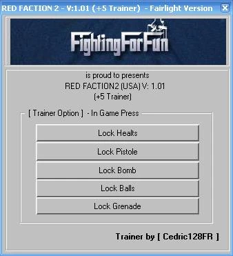 Red Faction: Трейнер (+5) [1.01]  {FFF}