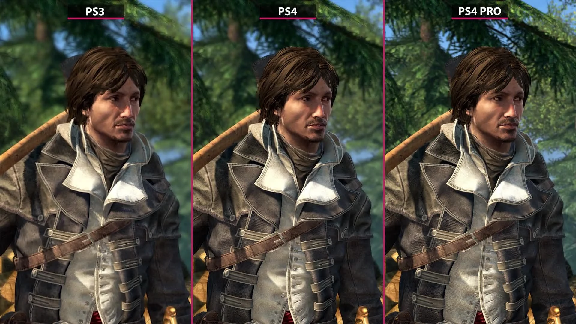 Assassin's Creed Rogue - Сравнение графики Original PS3 vs. PS4 and PS4 Pro Remastered (Candyland)