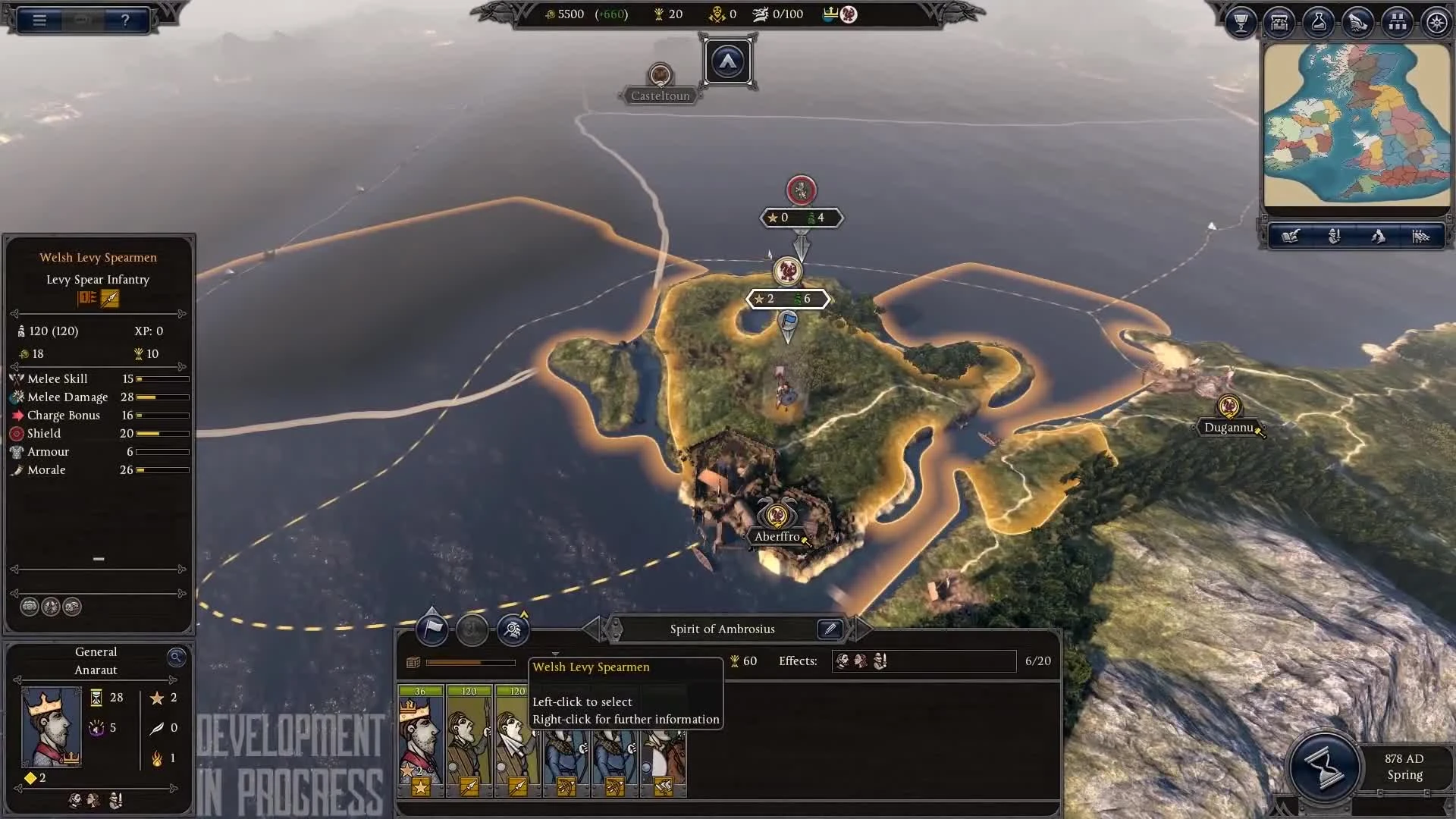 Геймплей Total War Saga: Thrones of Britannia - кампания за Уэльс