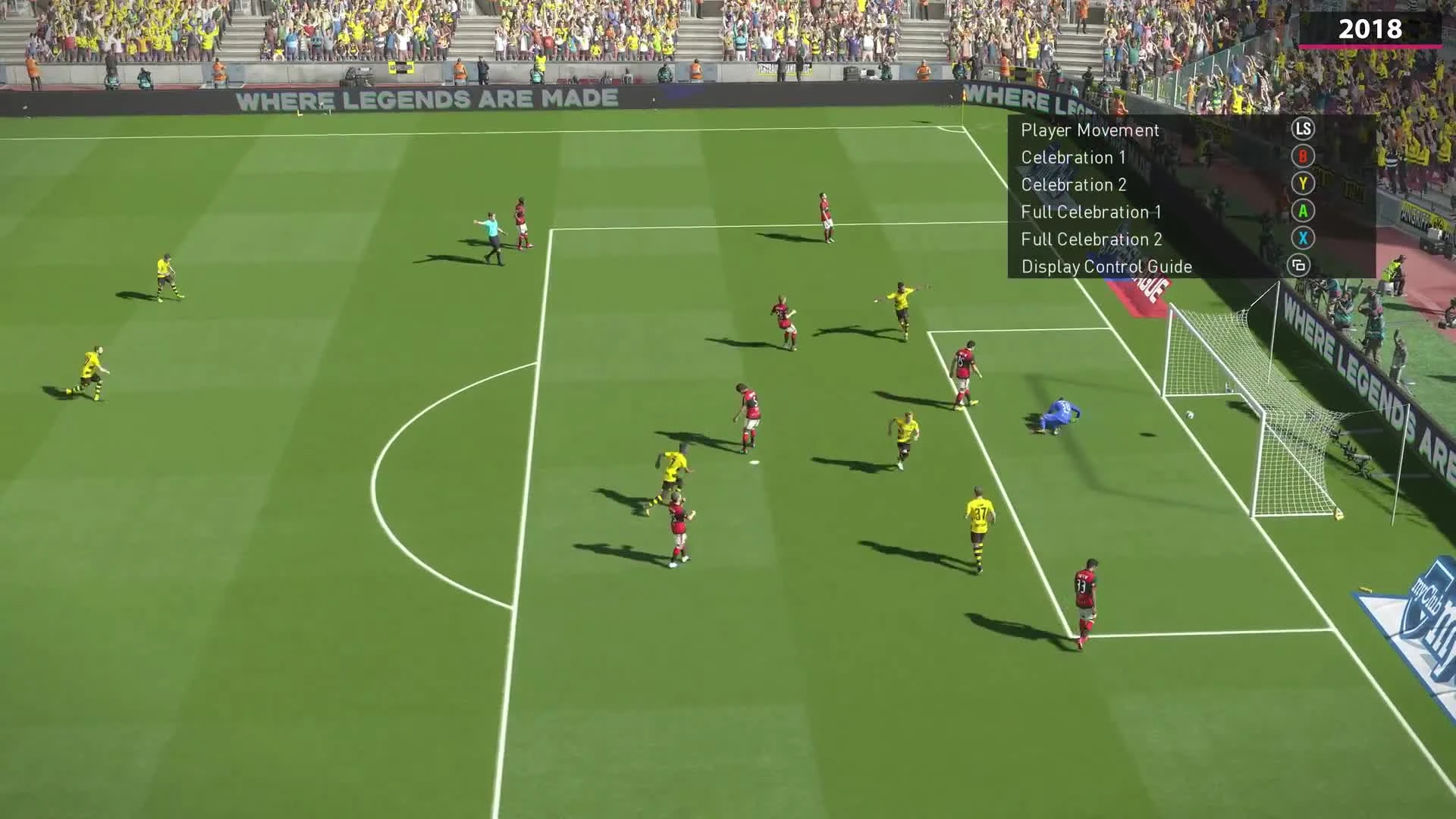 Сравнение PES 2017 vs. PES 2018 on PC (Candyland)