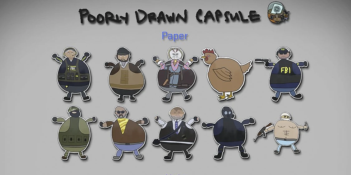 В CS:GO появились набор музыки из Hades и плохо нарисованные наклейки