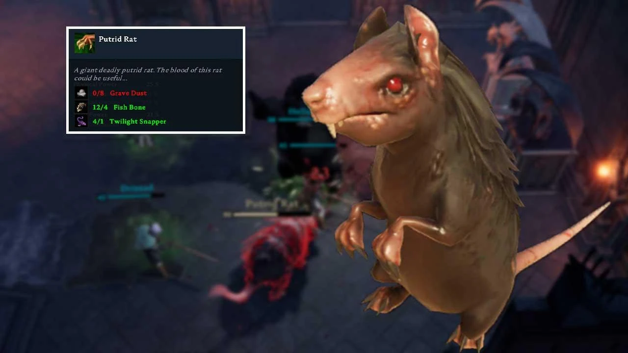 V Rising: Как найти босса Грызлика и открыть крысиную форму