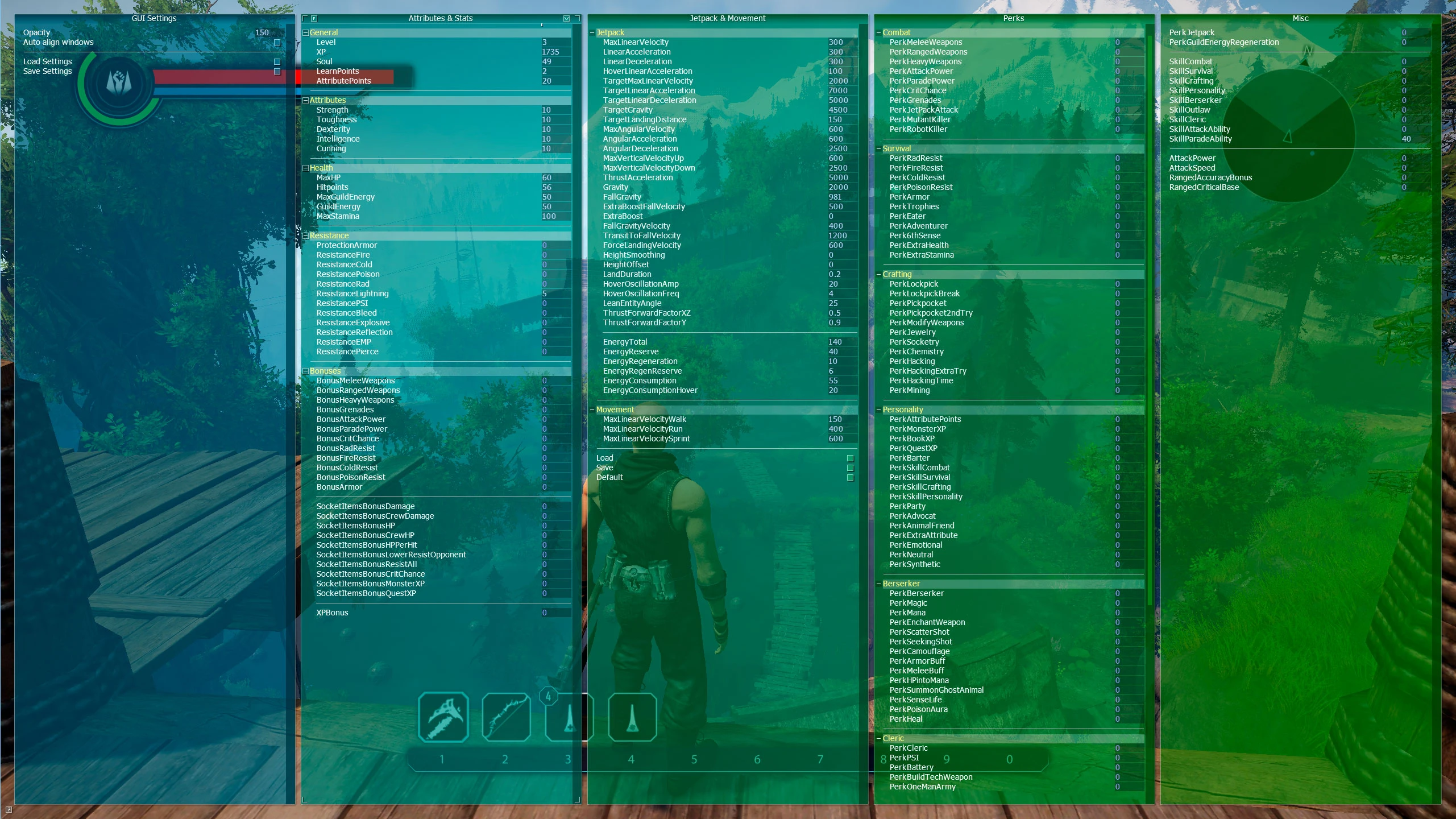 Elex: Чит-Мод/Cheat-Mode (Чит-консоль "ElexCheatGUI_1.4" + Джетпак)