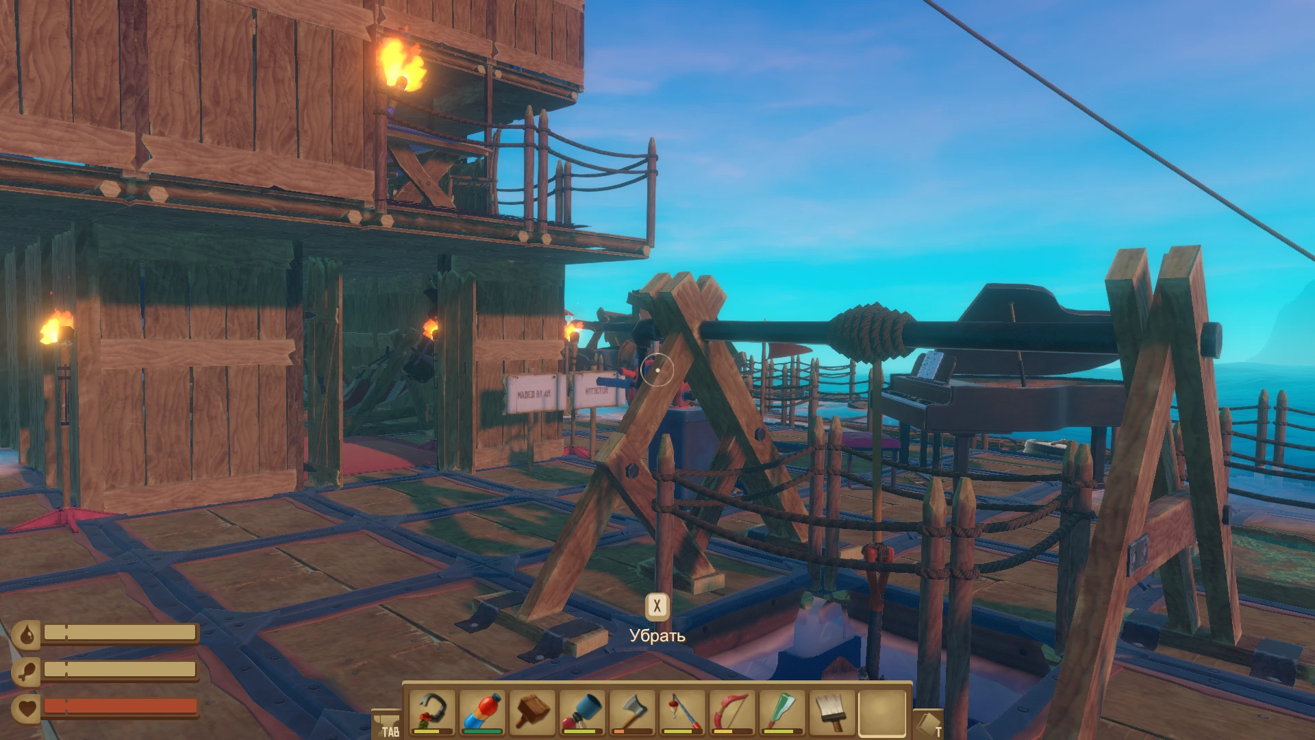 Raft: Сохранение/SaveGame (Эффективный корабль для обучения/начала игры)