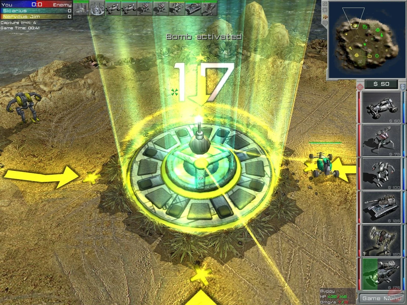 Первая проба Arena Wars