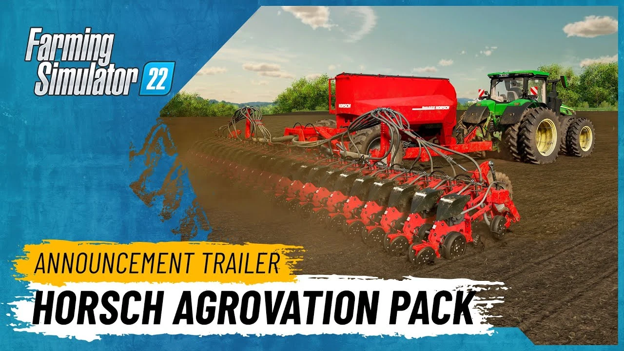 Для Farming Simulator 22 выйдет набор HORSCH AgroVation с 14 новыми машинами немецкого производителя