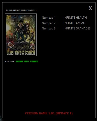 Guns, Gore & Cannoli: Трейнер/Trainer (+3) [1.0.1] {LIRW / GHL}