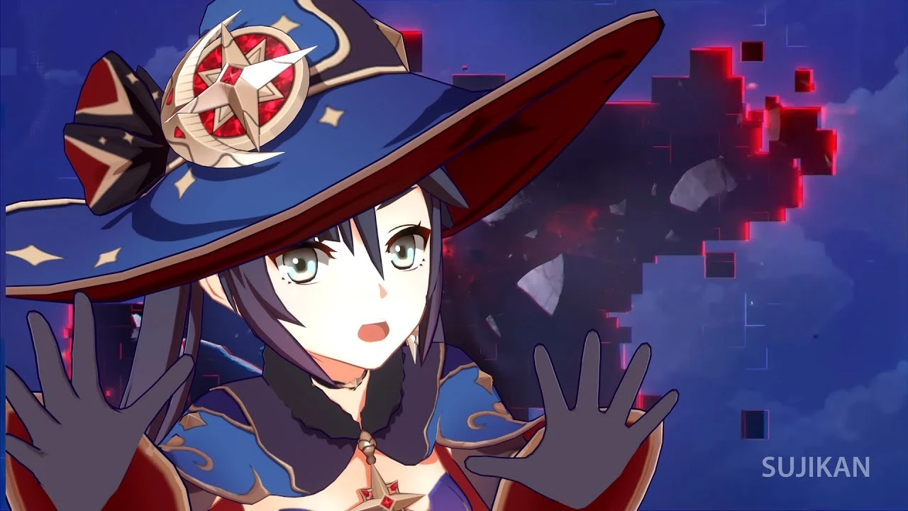 Мона только что выяснила что небо фейковое, хотя Скарамучча ей об этом говорил