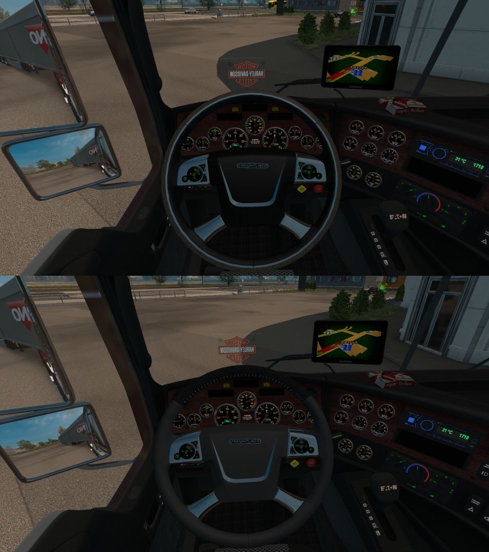 Euro Truck Simulator 2 "Cascadia 2018 steering w"