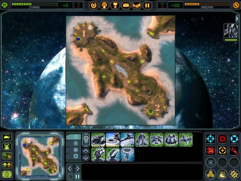 Supreme Commander "Карта - Battle Isles"