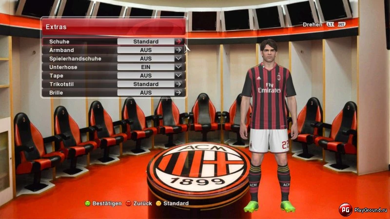 PES 2014 "Раздевалка AC Milan"