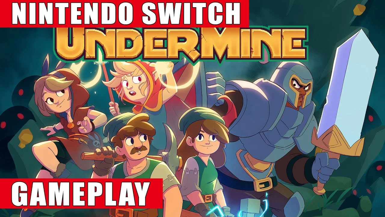 Видео игрового процесса Switch-версии UnderMine