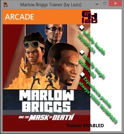 Marlow Briggs and the Mask of Death: Трейнер/Trainer (+3) [1.0] {Laziz / GHL}