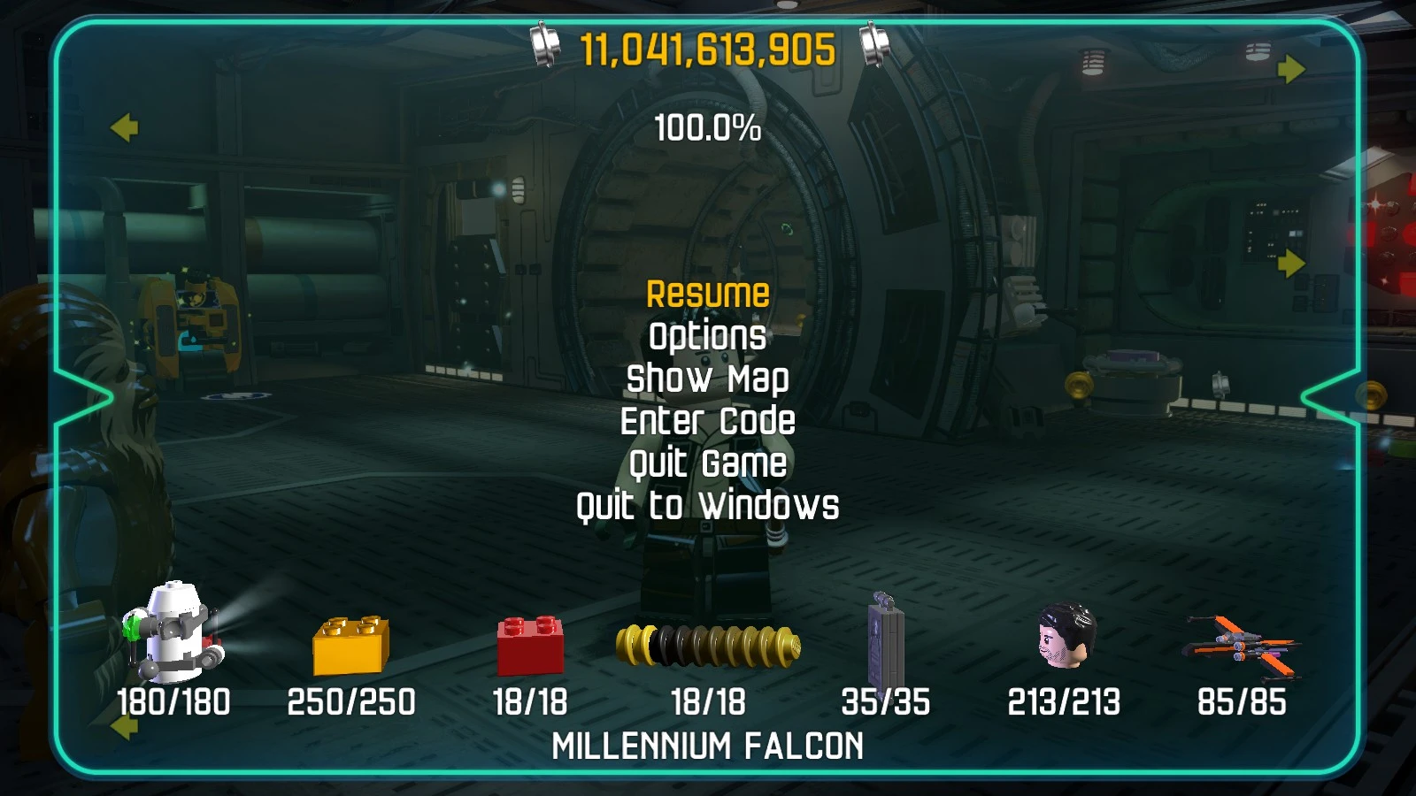 LEGO Star Wars: The Force Awakens: Сохранение/SaveGame (Игра пройдена на 100%)