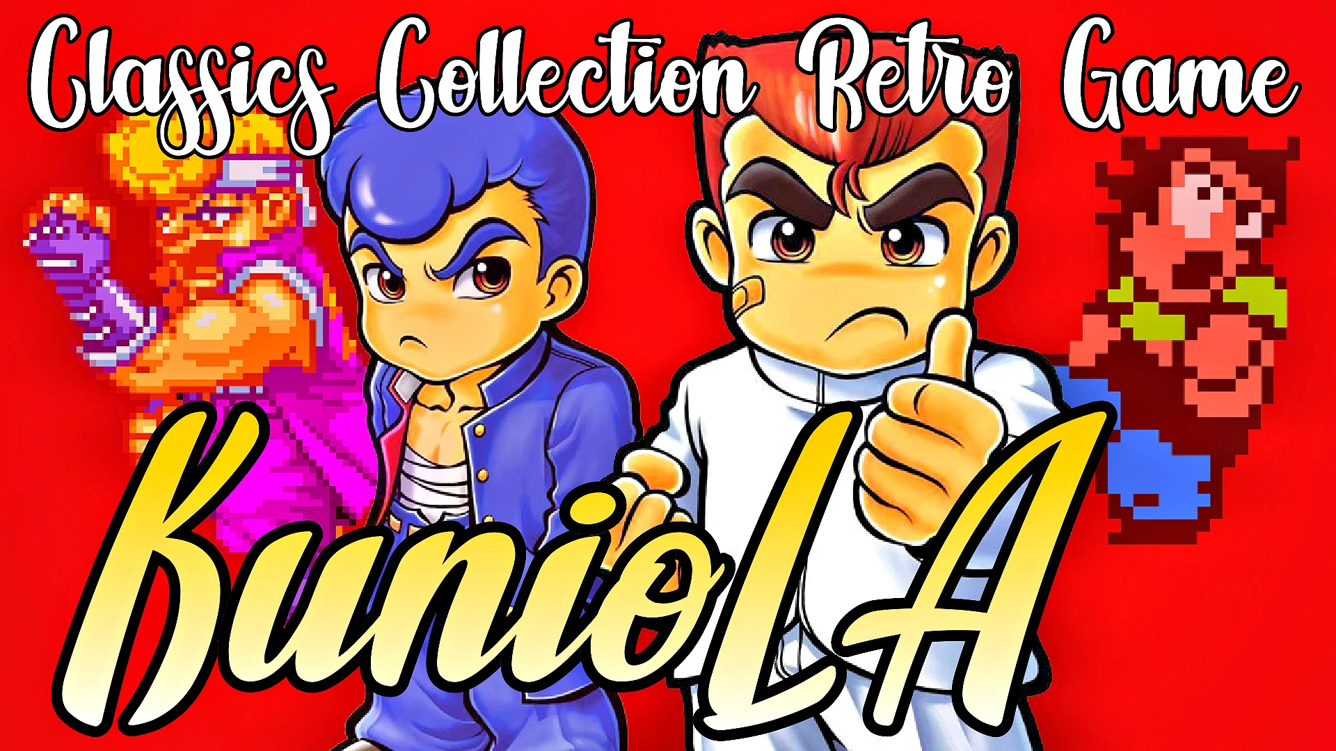 KunioLA - Игра в 8-битном японском стиле