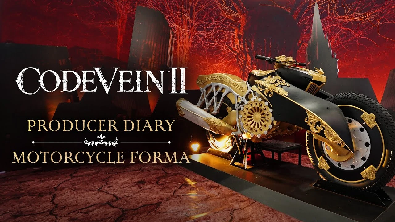 В новом ролике Code Vein 2 показали мотоцикл и создание его реальной версии