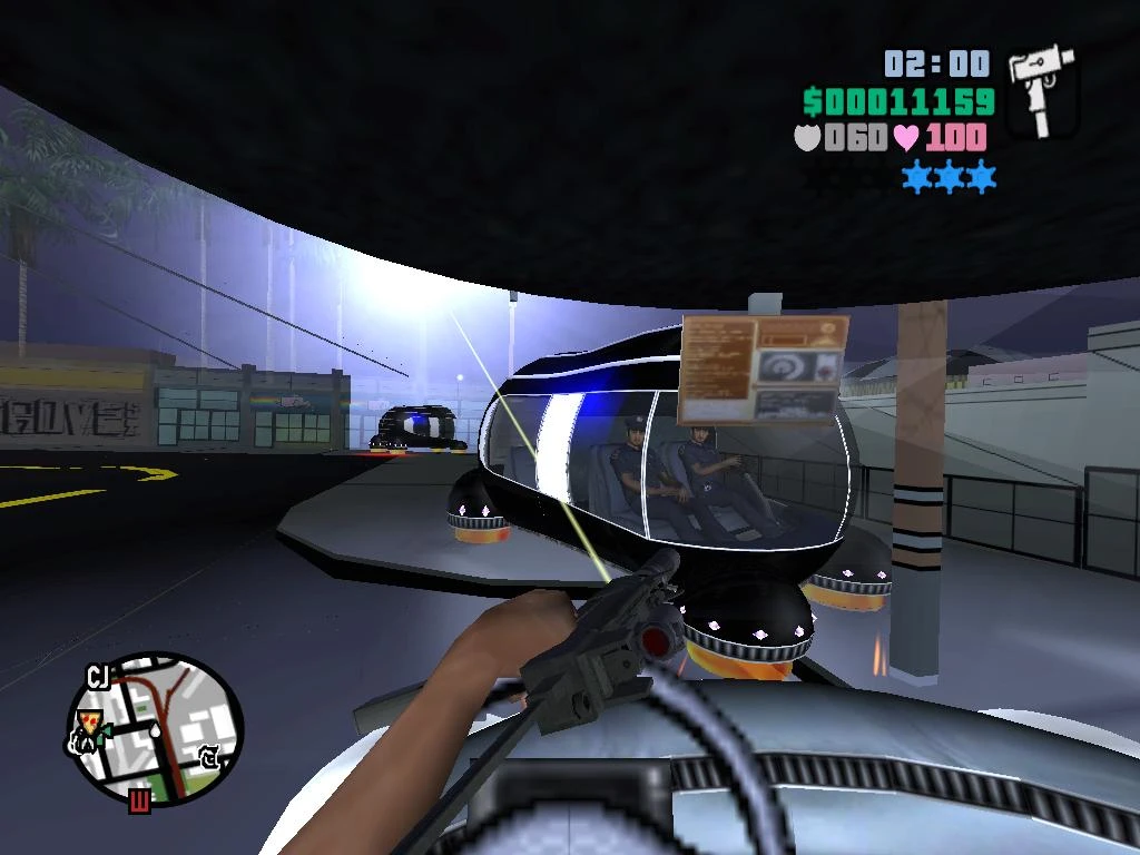 Grand Theft Auto: San Andreas "Все машины пуленепробиваемые и ударостойкие, но уязвимы к огню и взрывам (SA) 1.0"