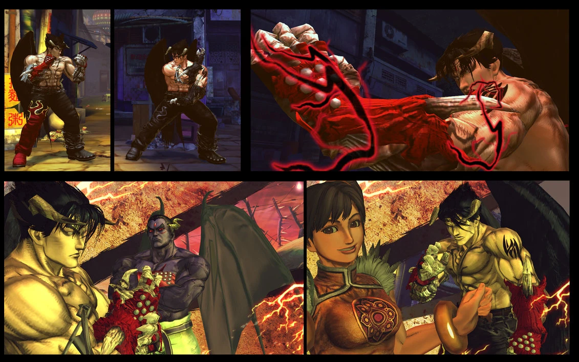 Street Fighter X Tekken "Devil Jin новая версия"