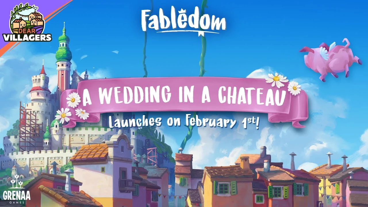 Для сказочного градостроительного симулятора Fabledom вышло обновление "Свадьба в замке"