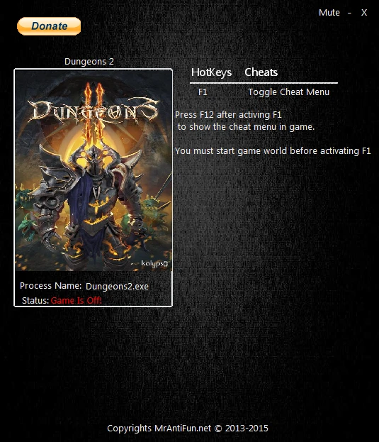 Dungeons 2: Трейнер/Trainer (+24) [1.6.1.30] {MrAntiFun}