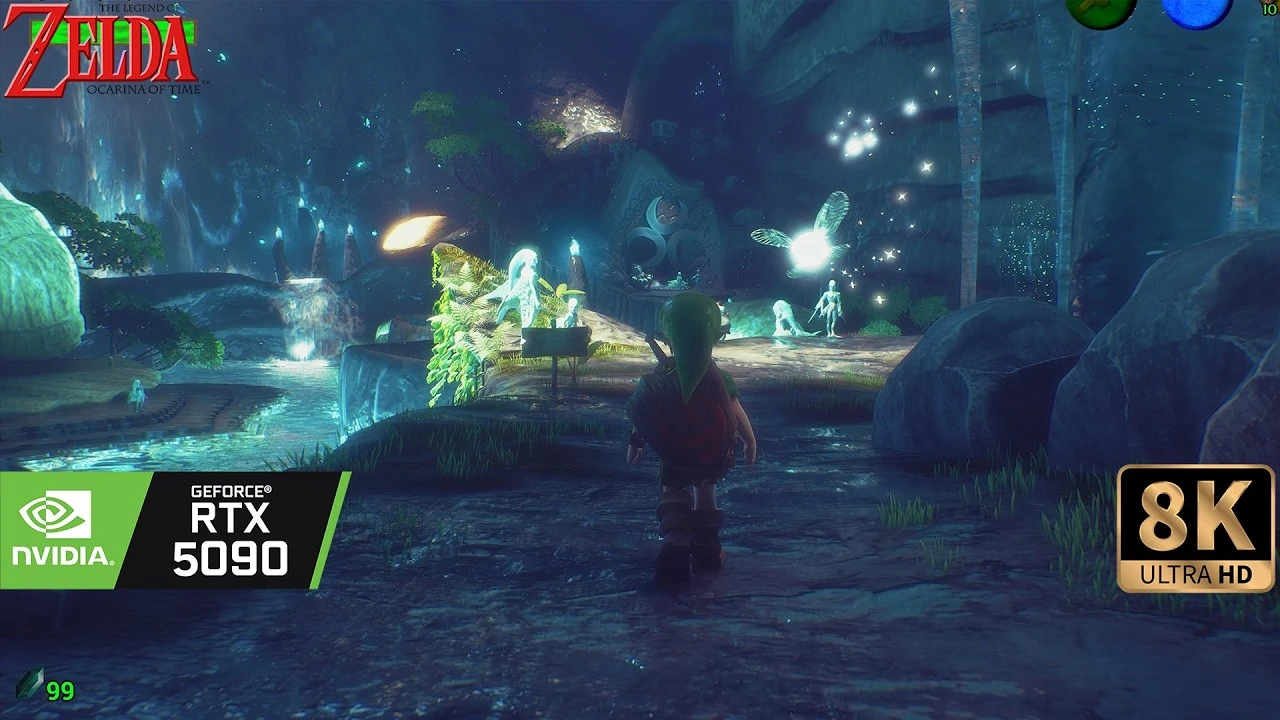 Классика в новом свете: Zelda Ocarina of Time на Unreal Engine 5 и RTX 5090