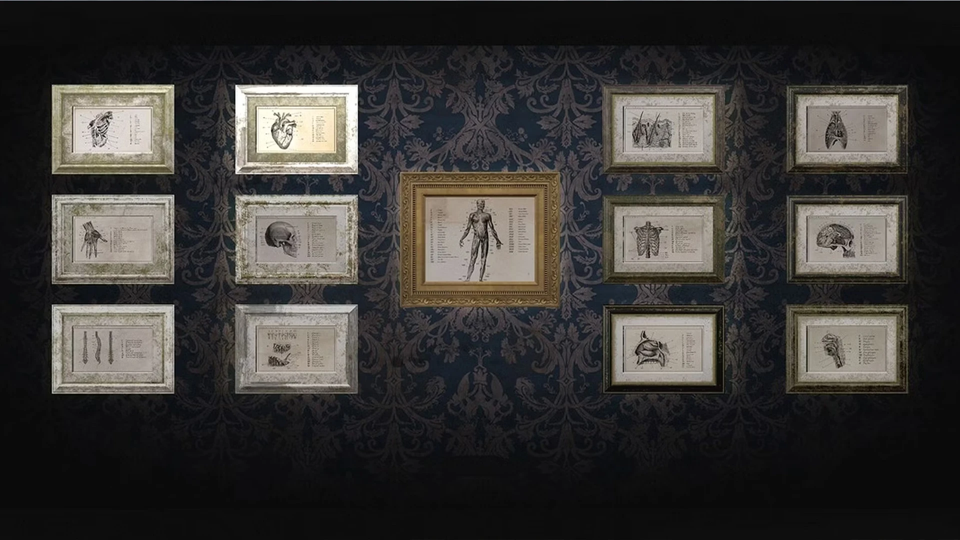 Где найти все схемы с черными и белыми рамками в The Dark Pictures: The Devil in Me