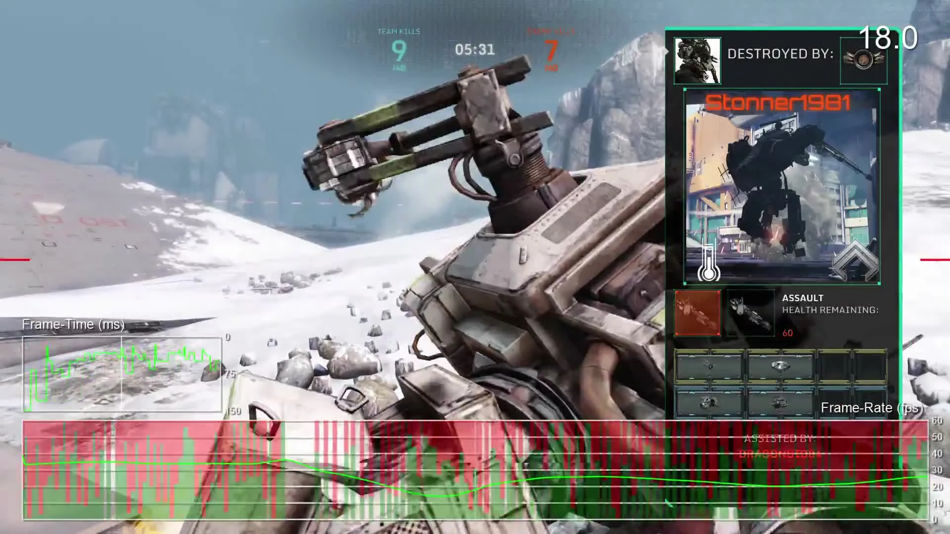 Hawken: Xbox One Частота кадров (DigitalFoundry)