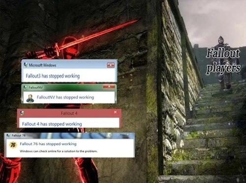 Типичная ситуация с играми Фаллаут