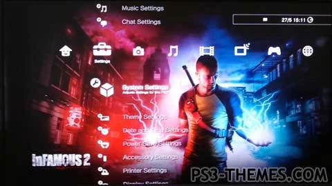 inFamous 2 "Тема PS3 #1"