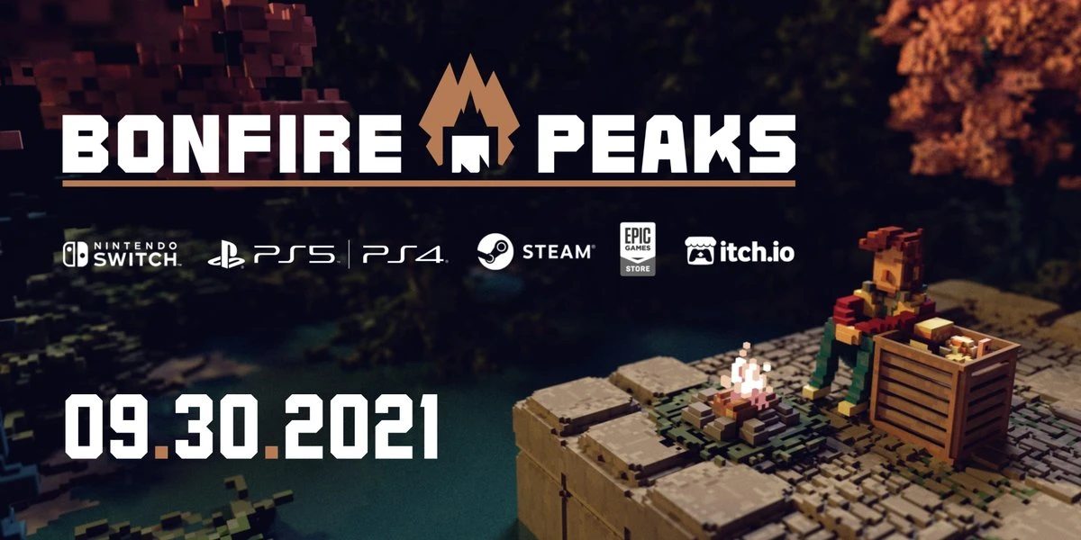 Новый трейлер и точная дата выхода Bonfire Peaks: игра-головоломка о прощании с прошлым