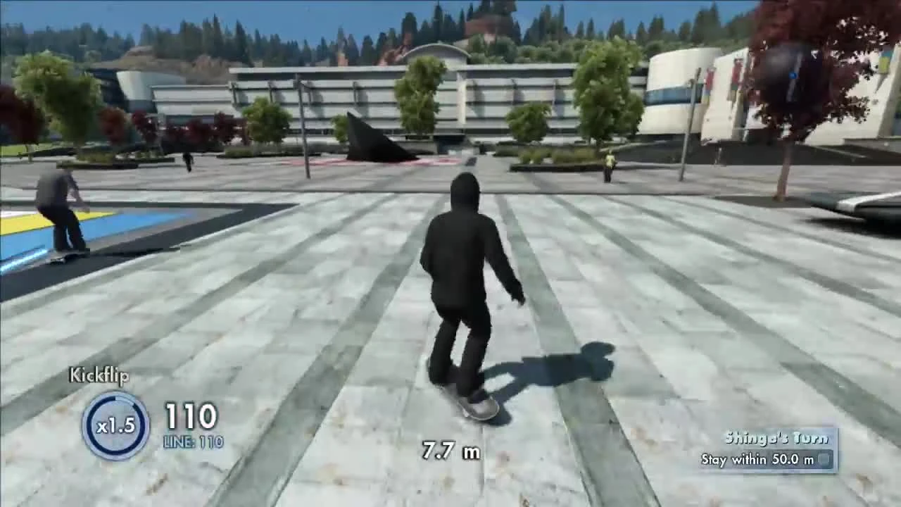 Skate 3 на xbox one!