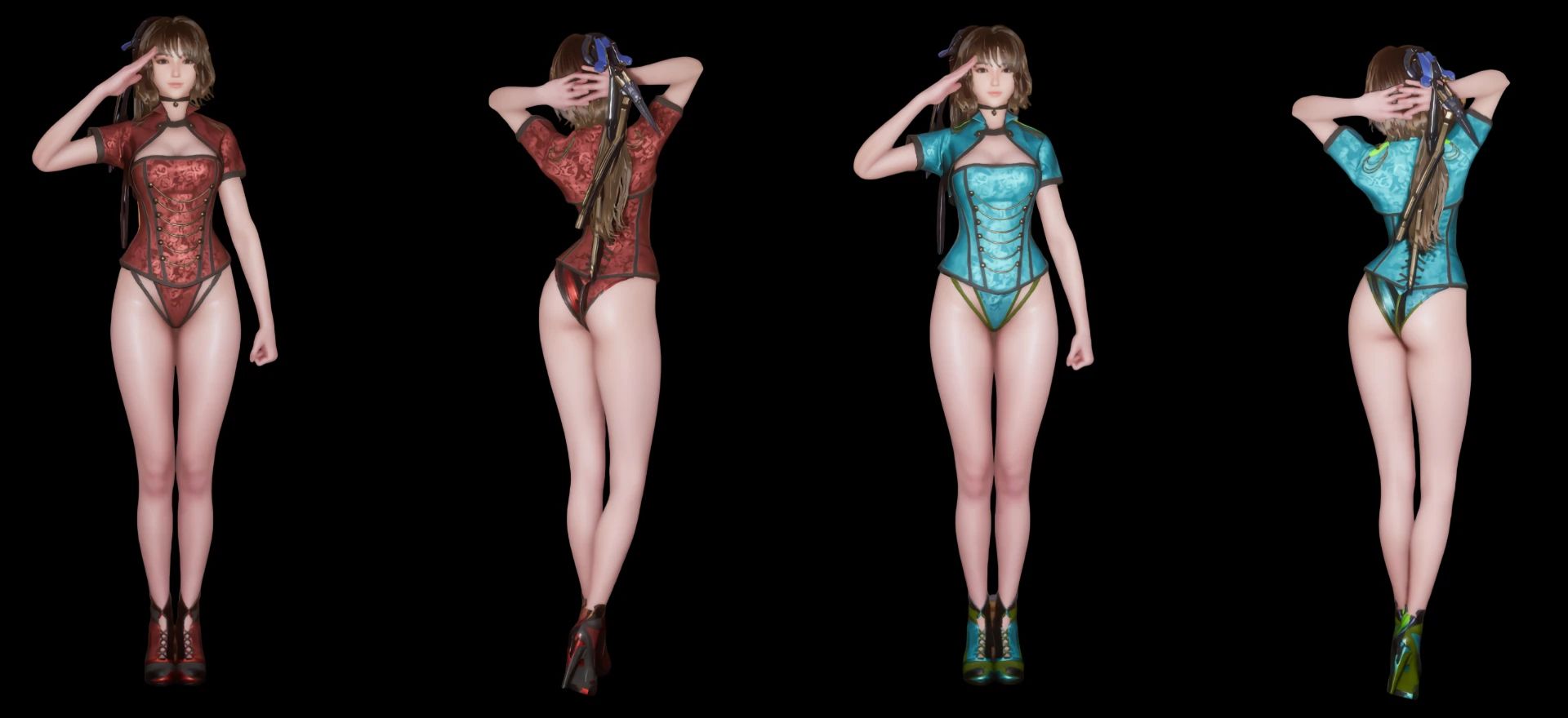 Stellar Blade "Модифицированный Пион и Гортензия"