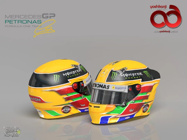 F1 2012 "Mercedes AMG 2013 Helmets"