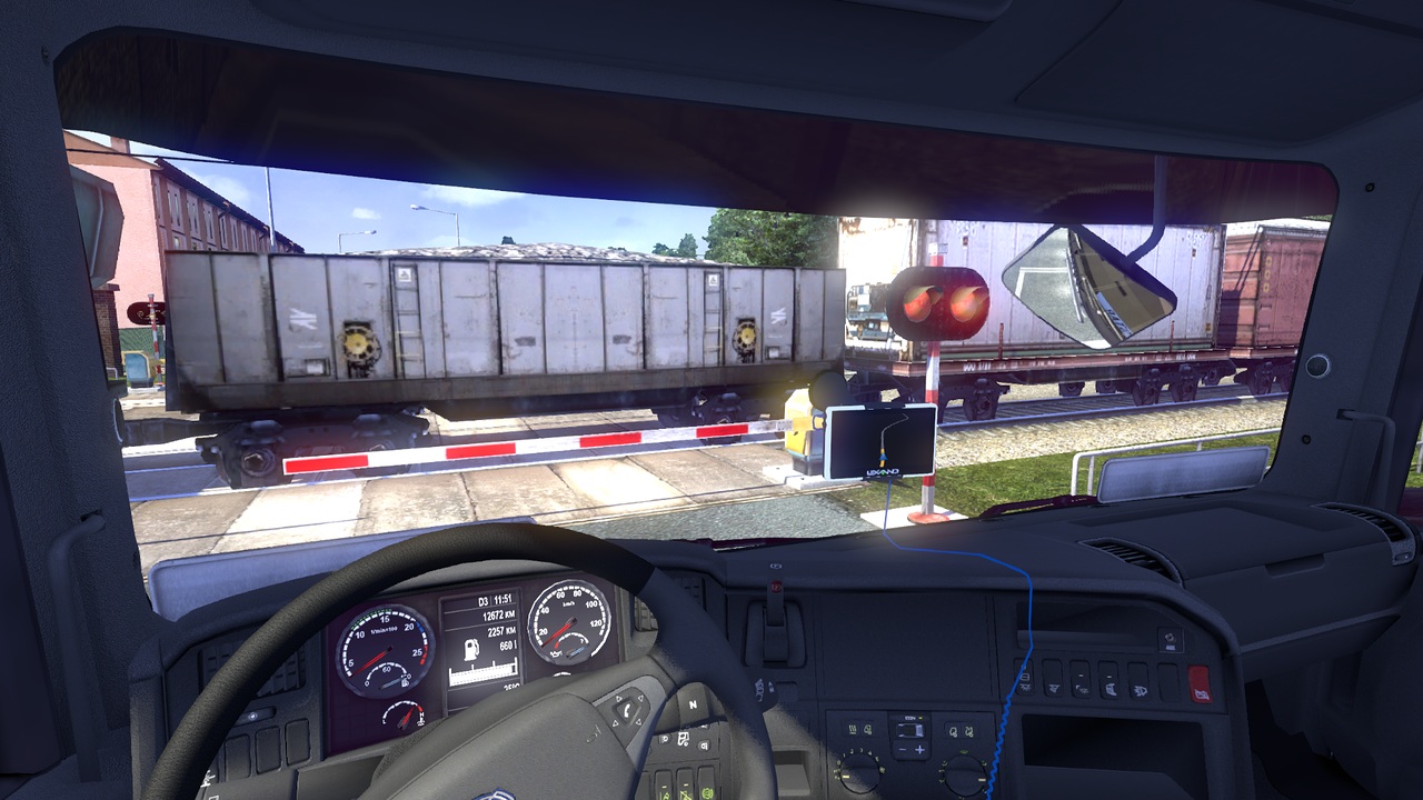 Euro Truck Simulator 2  "Навигатор Lexand для Scania"