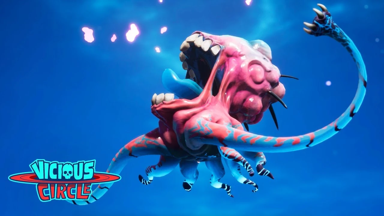 Геймплей Vicious Circle - "антикооперативного" мультиплеера с кровожадным петухом-мутантом