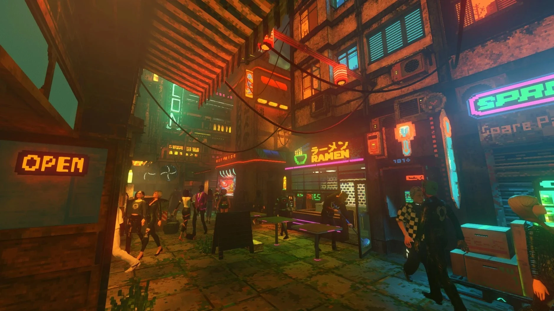 Ion Lands рассказала о создании мира Nivalis - симуляторе жизни в киберпанке