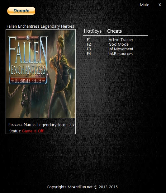 Fallen Enchantress: Трейнер/Trainer (+3) [2.0] {MrAntiFun}