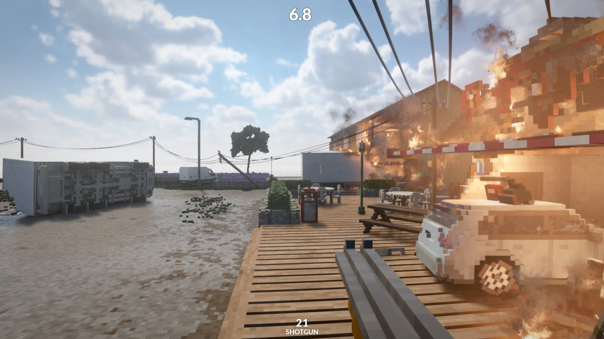 Эта модификация для Teardown вводит боевые действия и режим выживания