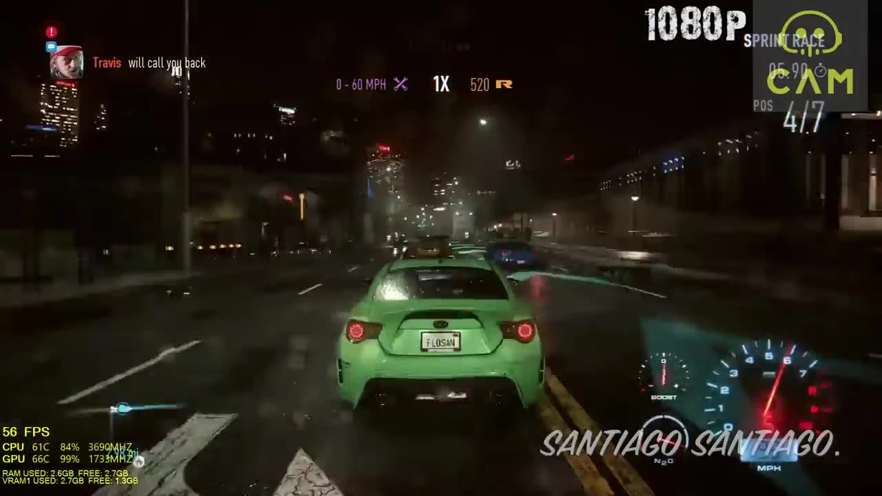 Need For Speed 2015 - GTX 1050 ti - i3 6100 - 1080p - 900p - 720p