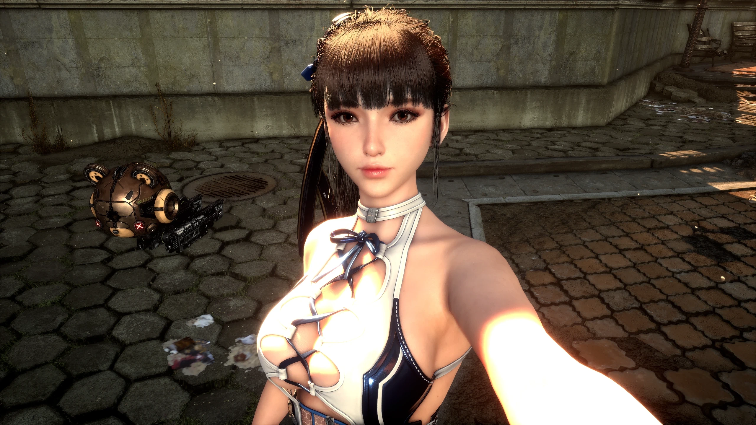 Stellar Blade "Естественный макияж в корейском стиле для Евы" {roti8}